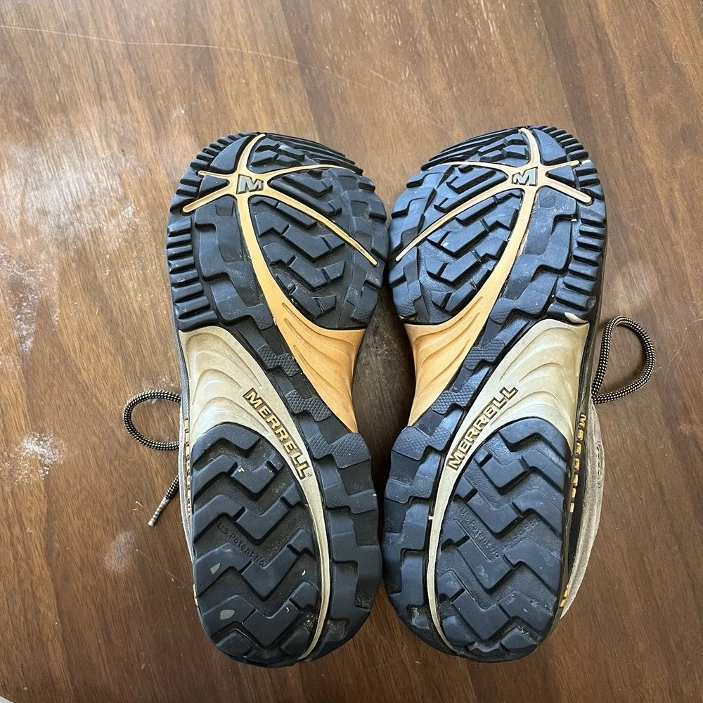 Merrell Mesa Ventilator Men's 9 Performance Footwear Boots Leather Walnut